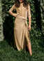 Golden desert sarong skirt girls