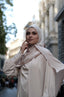 Satin Jersey Headscarf | Honey
