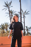 Tan through t-shirt w/ detachable sleeves