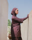 Sport and swim hijab brown
