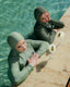 Tan through pullover hijab olive