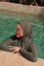 Tan through pullover hijab olive