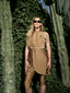 Golden Desert Shortsleeve Dress