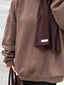 Satin Jersey Headscarf - Espresso