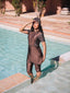 Bronze glitter dress shortsleeve