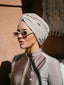 Pearl glitter turban