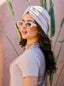 Pearl glitter turban
