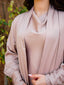Alaïa Open Abaya - Taupe