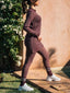 Sport legging brown