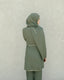 Tan through headscarf olive