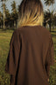 Tan through t-shirt w/ detachable sleeves hot chocolate