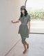 Tan through shorts olive