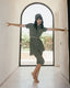 Tan through turban olive