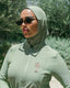 Matcha Zipper Pullover