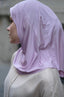 Satin Jersey Pullover Hijab - Lavender