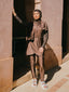 Bronze glitter dress longsleeve