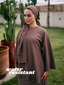 Water resistant headscarf taupe